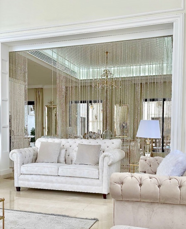Beaded curtains in Dubai