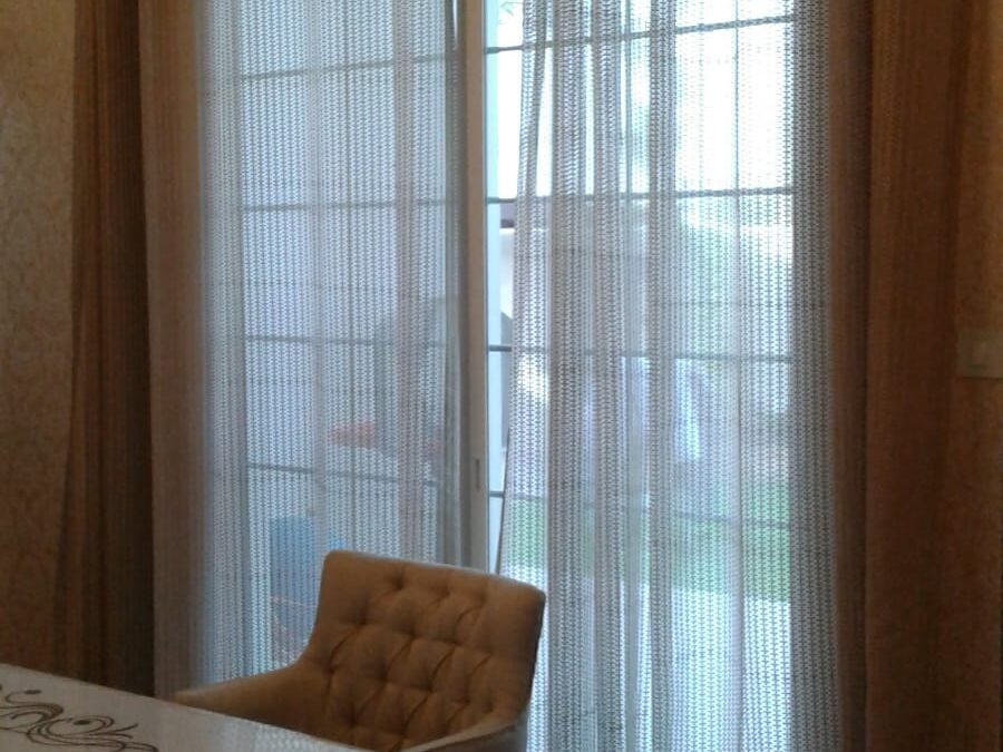 Curtains installed by Dubai Curtain Experts
