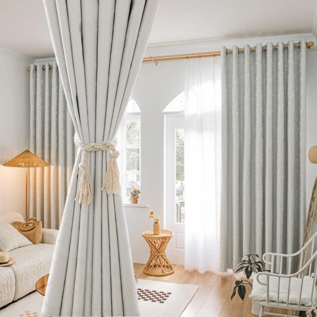 Eyelet curtains made to measure in Dubai