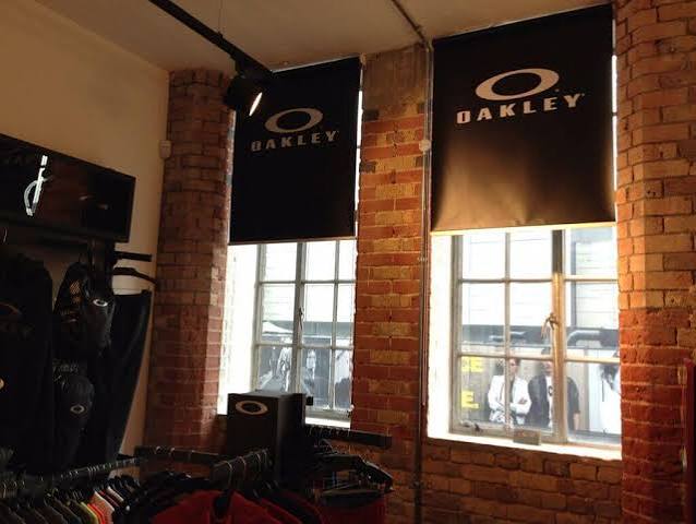 Customised logo sunscreen blinds in Dubai
