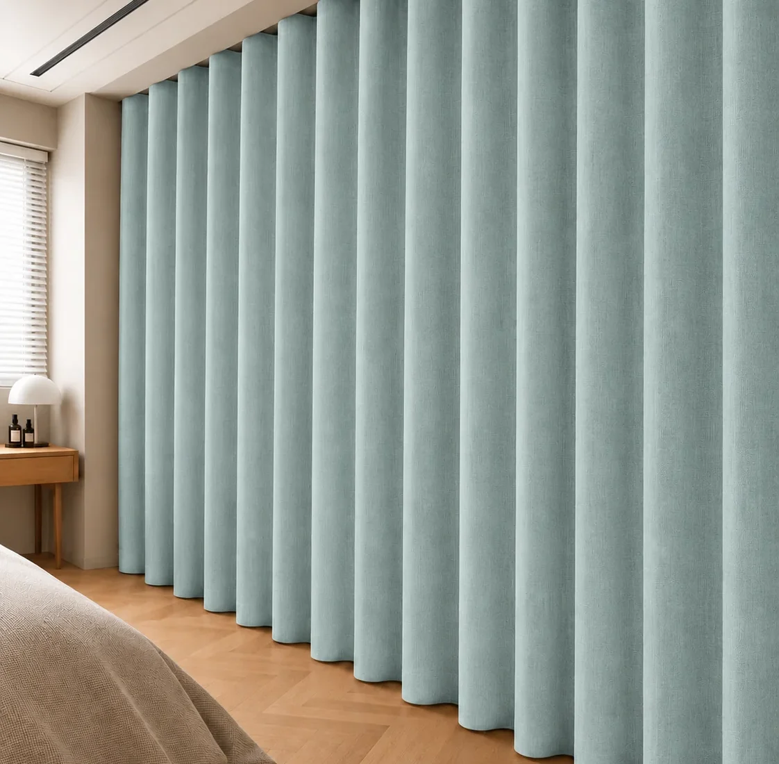 Wave curtains made to measure in Dubai